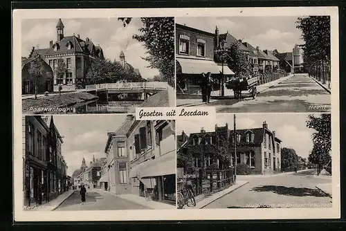 AK Leerdam, Postkantoor, Meent, Kerkstraat