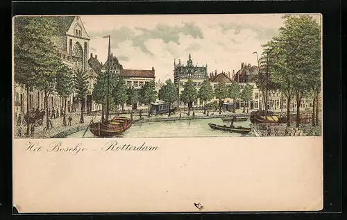 Lithographie Rotterdam, Het Boschje