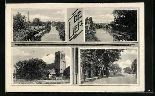AK De Lier, Aan de Lee, Oude Kerk, Hoofdstraat