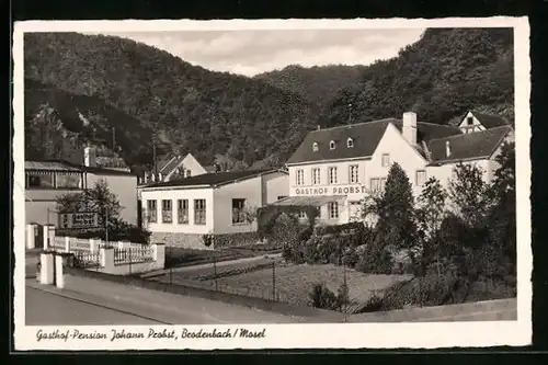 AK Brodenbach / Mosel, Gasthof-Pension Johann Probst