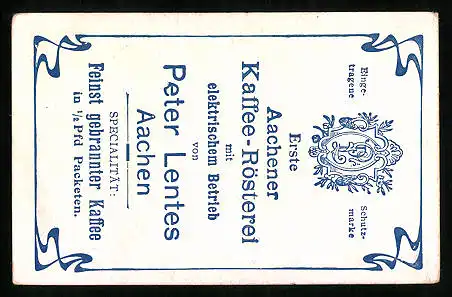 Sammelbild Aachen, Aachener Kaffee-Rösterei von Peter Lentes, Südafrika, Die Post in Südafrika, Briefmarken