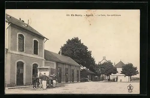 AK Avord, La Gare, vue extrerieure