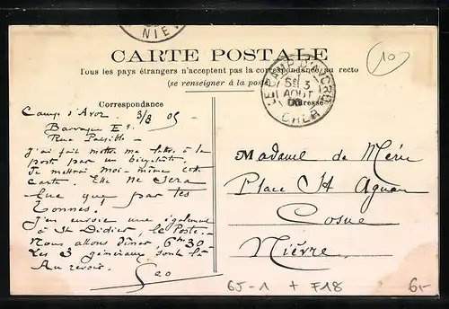 AK Avord, La Gare, vue exterieure