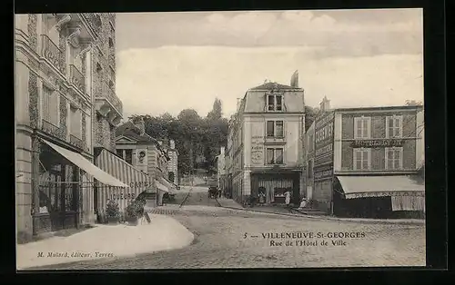 AK Villeneuve-Saint-Georges, Rue de l`Hotel de Ville
