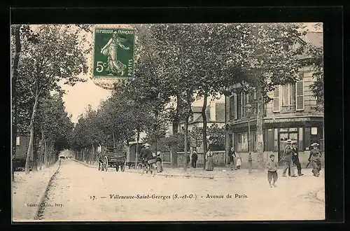AK Villeneuve-Saint-Georges, Avenue de Paris