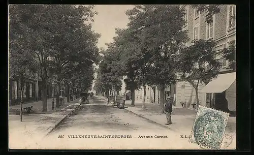 AK Villeneuve-Saint-Georges, Avenue Carnot