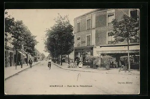 AK Adamville, Rue de la Republique