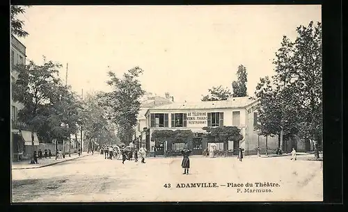 AK Adamville, Place du Theatre