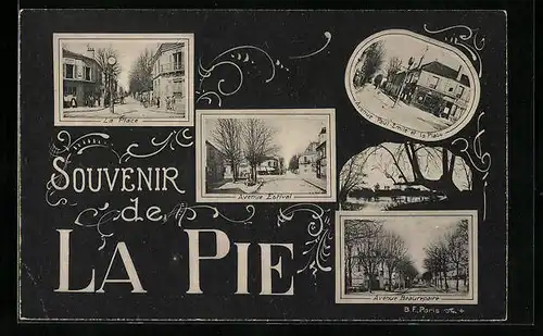 AK La Pie, La Place, Avenue Estival & Avenue Paul-Emile et la Place