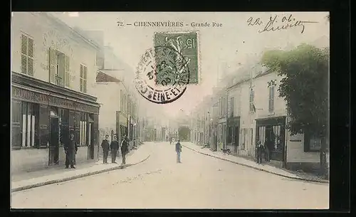 AK Chennevieres, Grande Rue