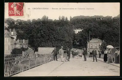 AK Chennevieres, Entree et l`ancien Chateau