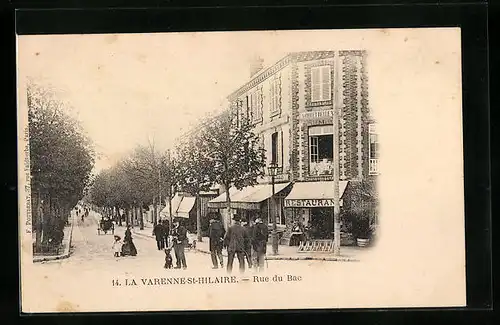 AK La Varenne-Saint-Hilaire, Rue du Bac