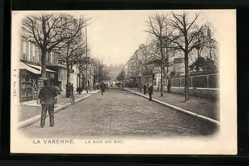 AK La Varenne, la Rue du Bac