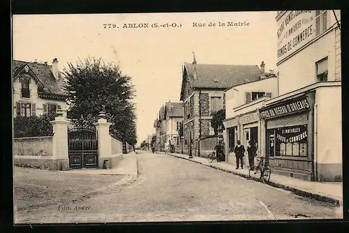 AK Ablon, Rue de la Mairie