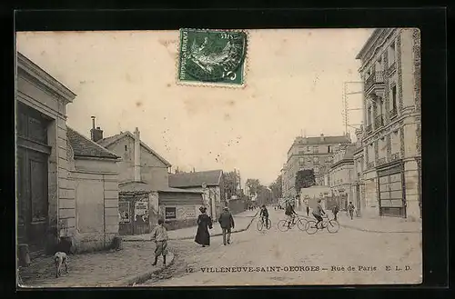 AK Villeneuve-Saint-Georges, Rue de Paris