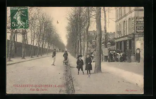 AK Villeneuve-Saint-Georges, Rue de Paris