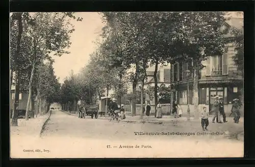 AK Villeneuve-Saint-Georges, Avenue de Paris