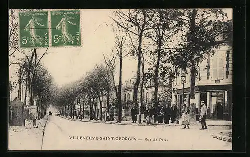 AK Villeneuve-Saint-Georges, Rue de Paris