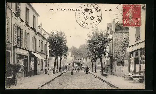 AK Alfortville, la Rue Veron