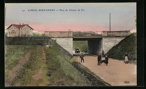 AK Limeil-Brévannes, Pont du Chemin de Fer