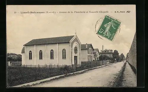 AK Limeil-Brevánnes, Avenue de la Planchette et Nouvelle Chapelle