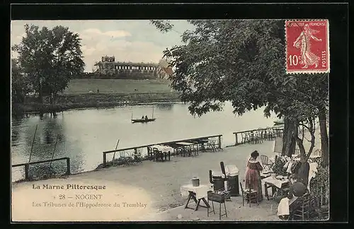 AK Nogent, les Tribunes de l'Hippodrome du Tremblay