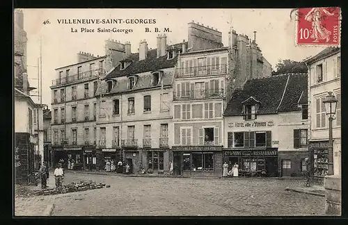 AK Villeneuve-Saint-Georges, la Place Saint-Georges