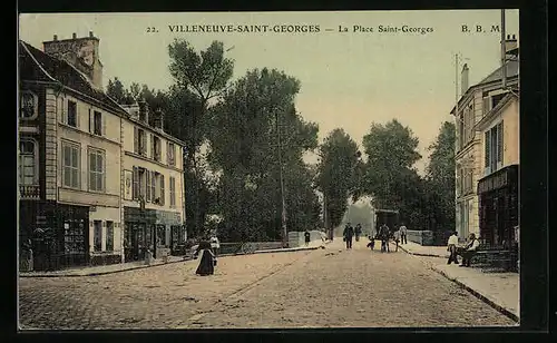 AK Villeneuve-Saint-Georges, la Place Saint-Georges