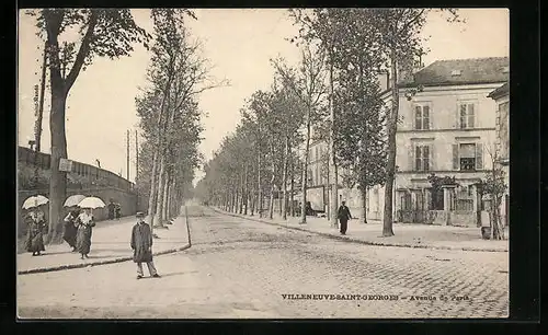 AK Villeneuve-Saint-Georges, Avenue de Paris