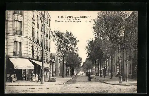 AK Ivry-sur-Seine, Petit Ivry, Route Stratégique