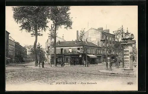 AK Ivry-sur-Seine, Place Nationale