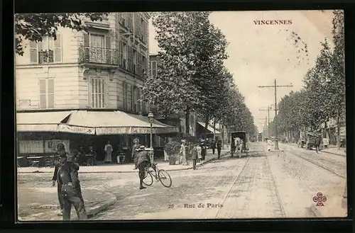 AK Vincennes, Rue de Paris