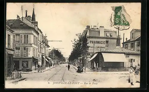 AK Joinville-le-Pont, Rue de Paris