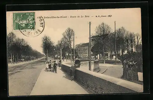 AK Joinville-le-Pont, Route de la Brie