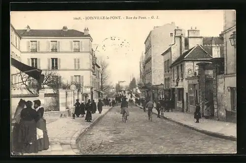 AK Joinville-le-Pont, Rue du Pont