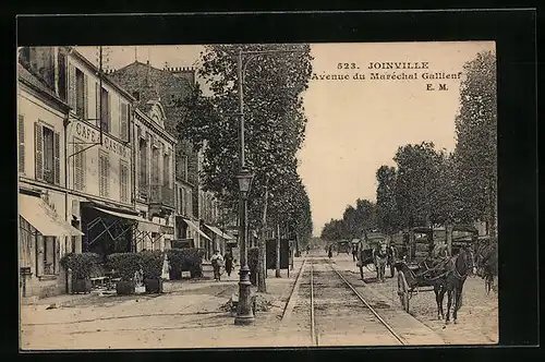 AK Joinville, Avenue du Maréchal Gallieni
