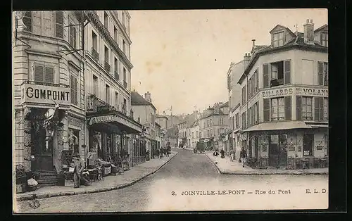 AK Joinville-le-Pont, Rue du Pont