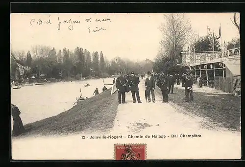 AK Joinville-Nogent, Chemin de Halage, Bal Champêtre