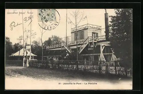 AK Joinville-le-Pont, La Péniche