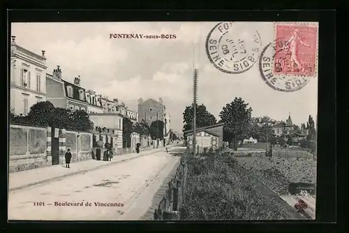 AK Fontenay-sous-Bois, Boulevard de Vincennes