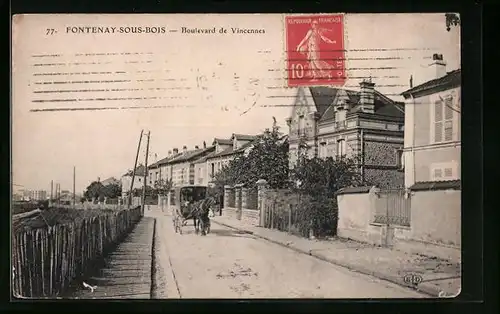 AK Fontenay-sous-Bois, Boulevard de Vincennes