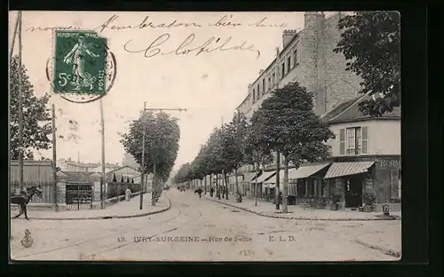 AK Ivry-sur-Seine, Rue de Seine
