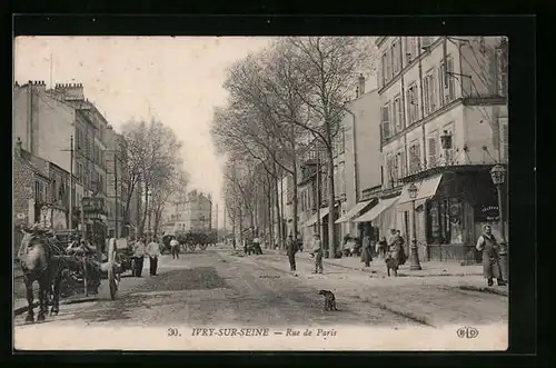 AK Ivry-sur-Seine, Rue de Paris