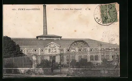 AK Ivry-sur-Seine, L`Usine Hubert Rue Raspail