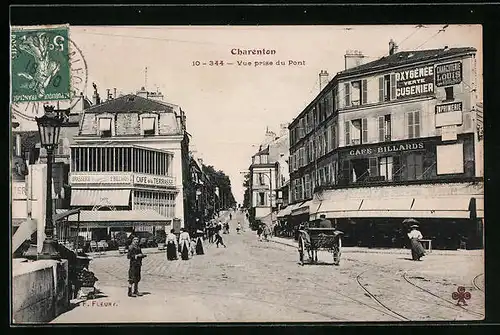 AK Charenton, Vue prise du Pont