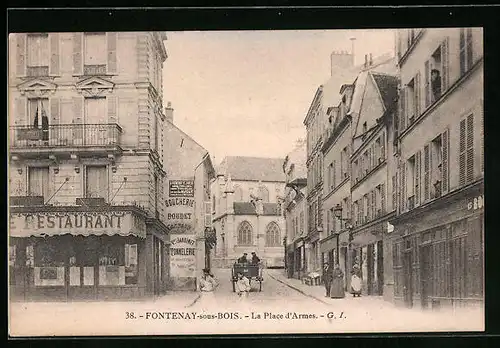 AK Fontenay-sous-Bois, La Place d`Armes