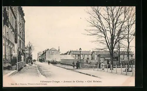 AK Villeneuve-Triage, Avenue de Choisy, Cité Malotau