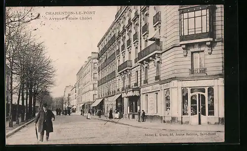 AK Charenton-le-Pont, Avenue Félicie Cholet