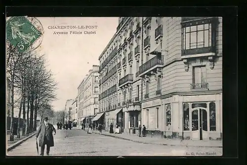 AK Charenton-le-Pont, Avenue Félicie Cholet