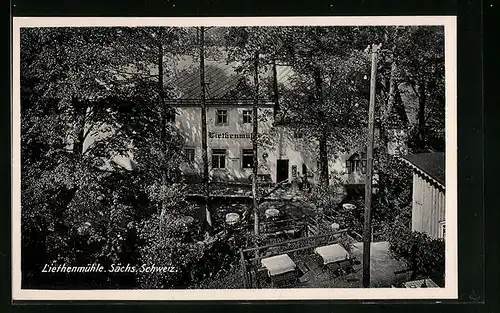 AK Krippen /Sächs. Schweiz, Gasthaus Liethenmühle